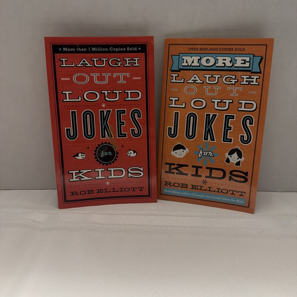 Rob Elliott Laugh-Out-Loud Jokes for Kids 2 Book Set Paperbacks Humor